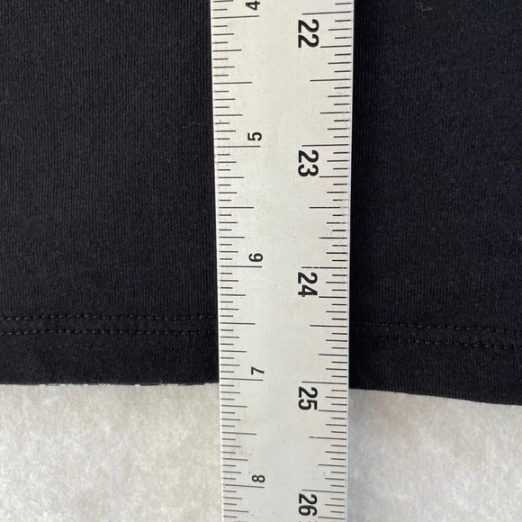 Uniqlo Tops Womens Sz M Black Provence Print Geometric French Sleeve Round Neck - Picture 5 of 10